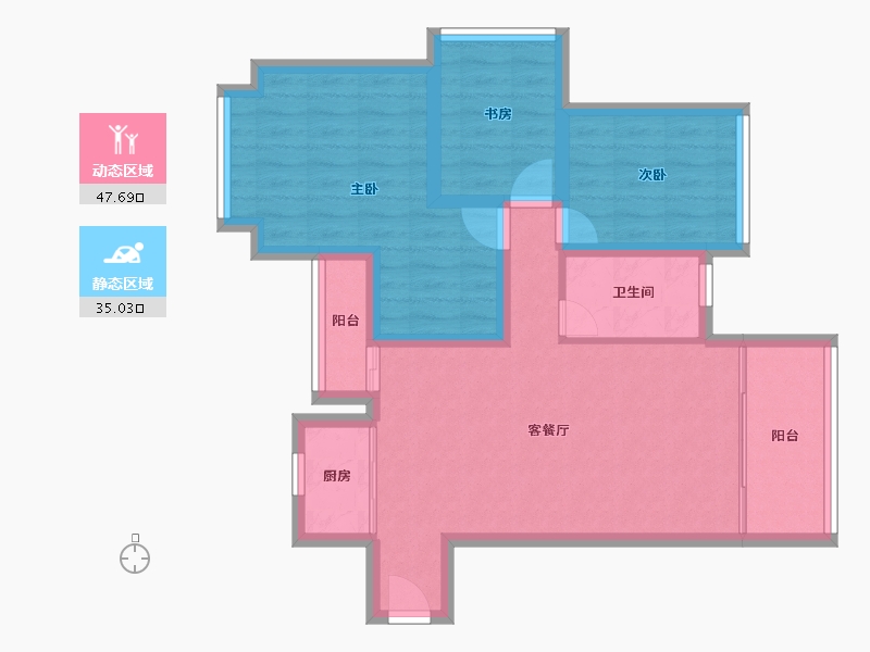 广东省-深圳市-星河时代-73.12-户型库-动静分区