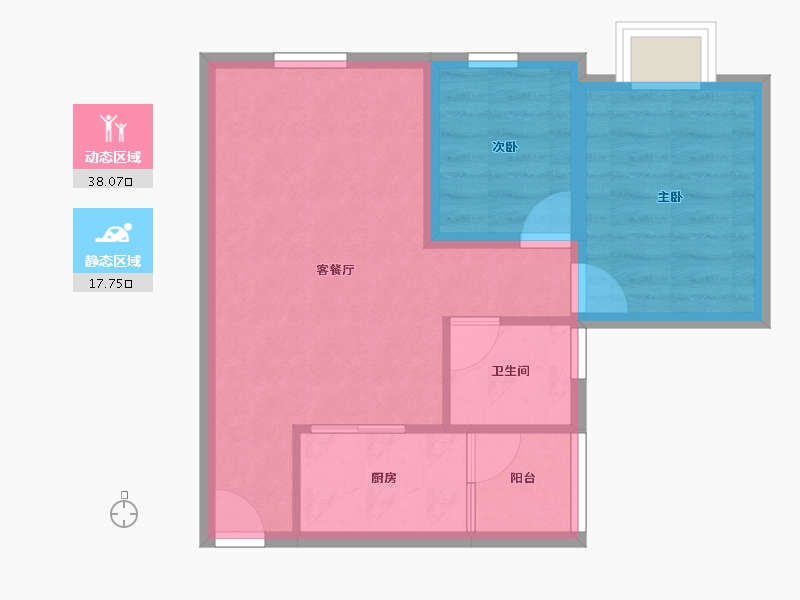 广东省-深圳市-百富大厦-49.51-户型库-动静分区