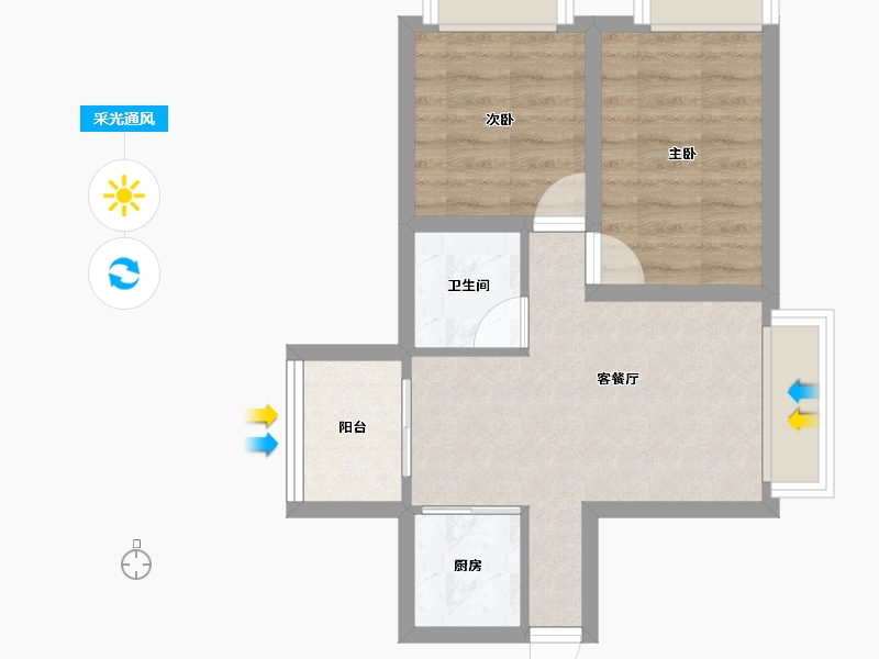 广东省-深圳市-海典居-44.30-户型库-采光通风