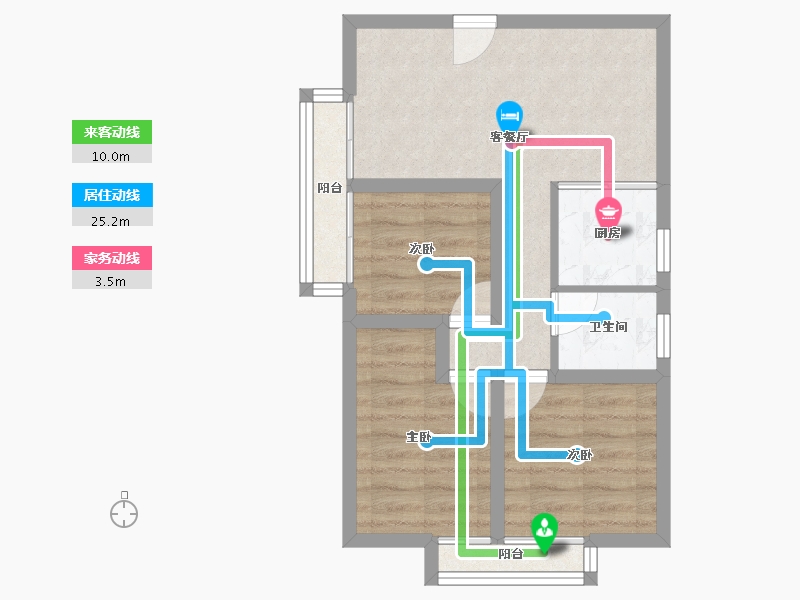 广东省-深圳市-钜建大厦-52.03-户型库-动静线