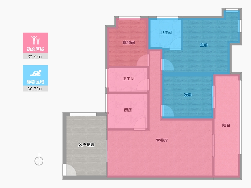 广东省-深圳市-宏发领域-94.68-户型库-动静分区