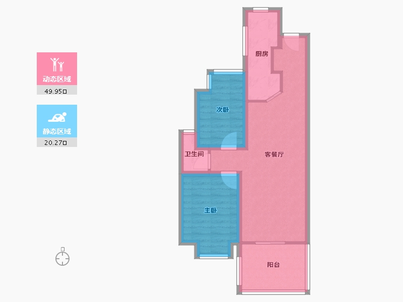 广东省-深圳市-英伦名苑(三期)-61.76-户型库-动静分区