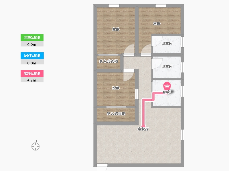 广东省-深圳市-麒麟苑-68.09-户型库-动静线