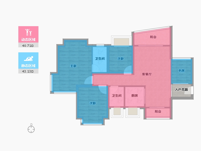 广东省-深圳市-名居绿海名居-76.58-户型库-动静分区