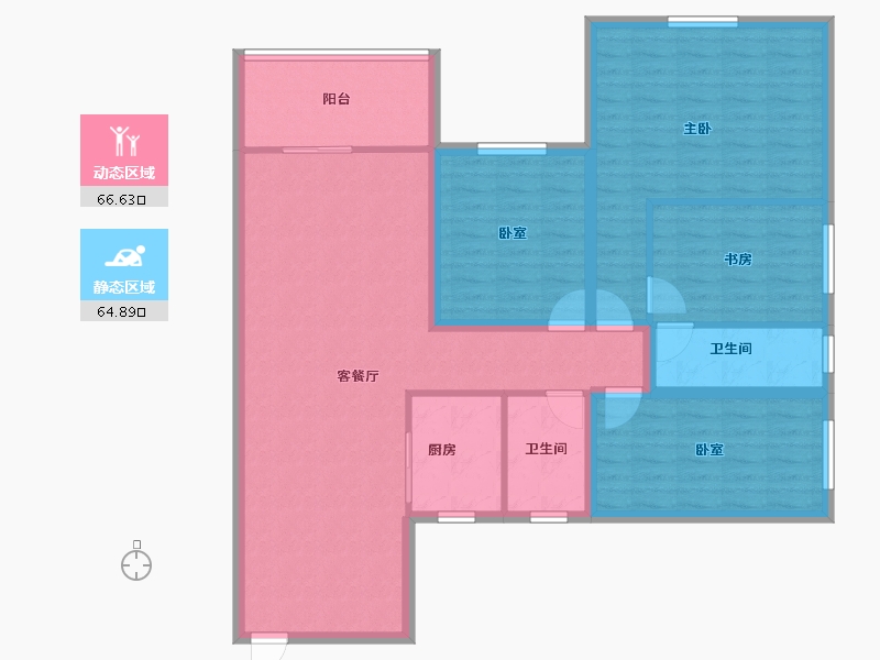 广东省-深圳市-合正汇一城-118.67-户型库-动静分区