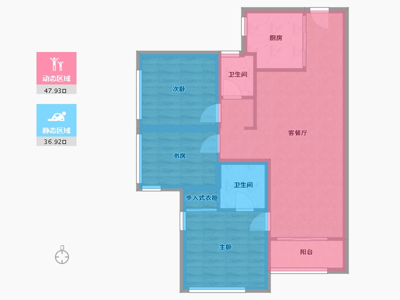 广东省-深圳市-万科公园里-75.68-户型库-动静分区