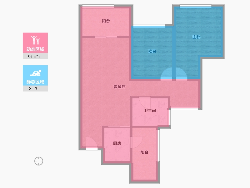 广东省-深圳市-华盛盛荟-69.49-户型库-动静分区