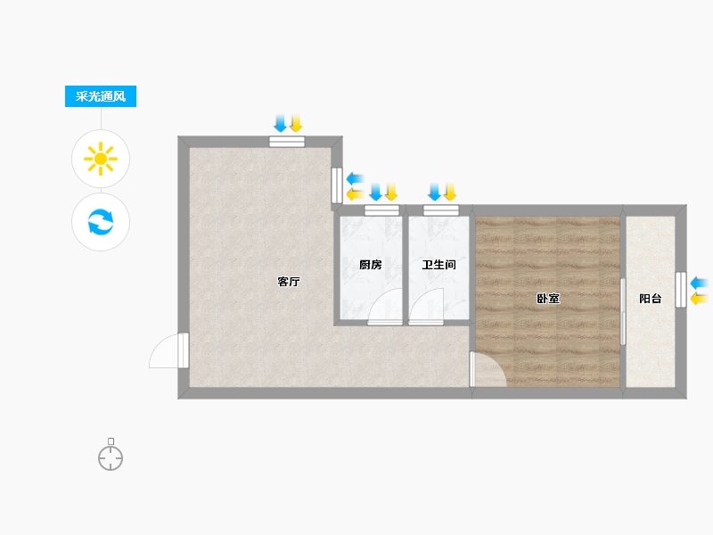 广东省-深圳市-天琴阁-46.10-户型库-采光通风