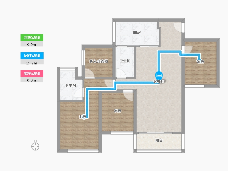 广东省-深圳市-星河银湖谷-87.27-户型库-动静线