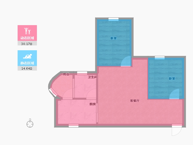 广东省-深圳市-集信名城-40.01-户型库-动静分区