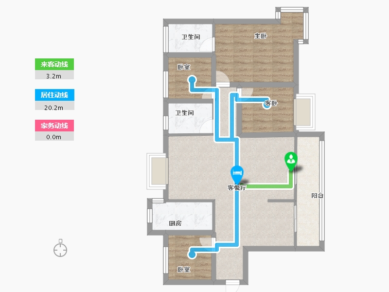 广东省-深圳市-圣源华庭-79.99-户型库-动静线