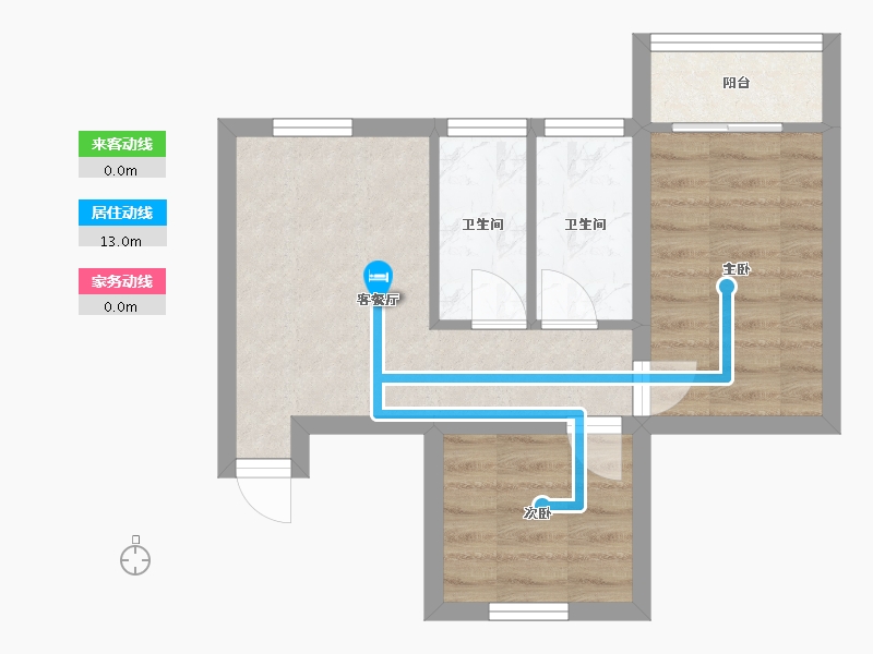 广东省-深圳市-雅仕阁-38.45-户型库-动静线