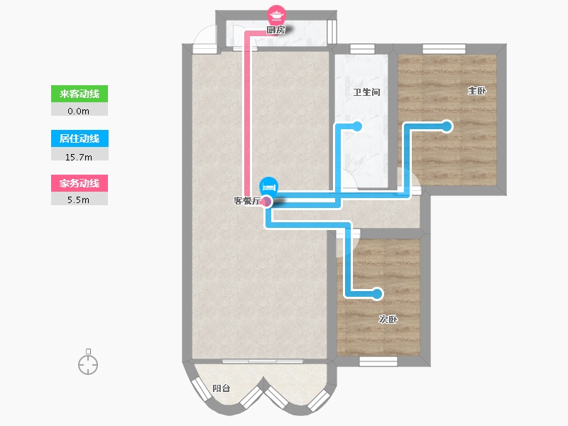 广东省-深圳市-菁英趣庭-53.48-户型库-动静线