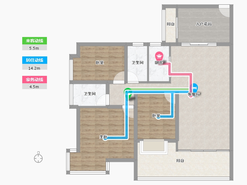 广东省-深圳市-宏发领域-103.96-户型库-动静线