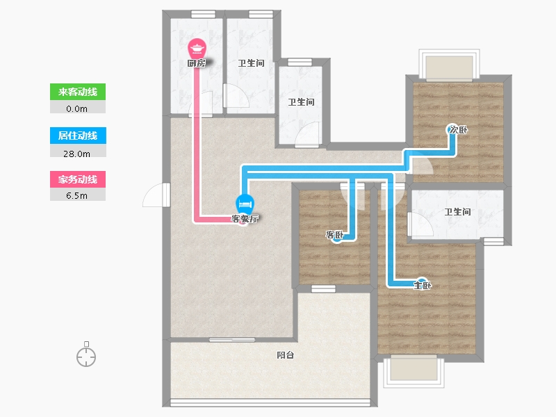 广东省-深圳市-中粮鸿云-98.09-户型库-动静线