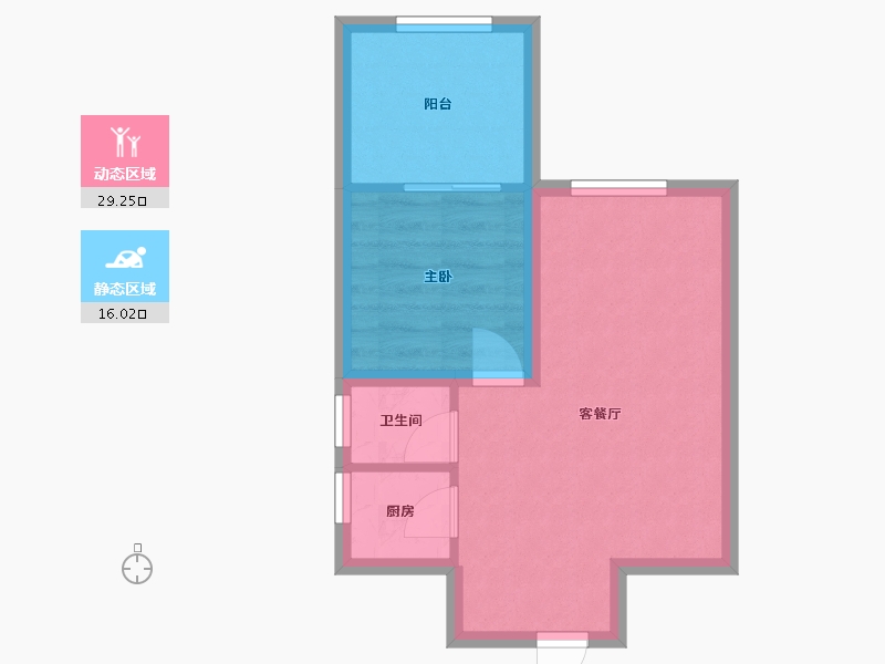 广东省-深圳市-天健时尚空间名苑-40.20-户型库-动静分区