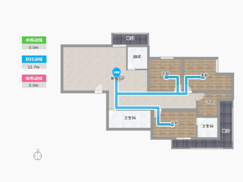 广东省-深圳市-松石苑-122.32-户型库-动静线