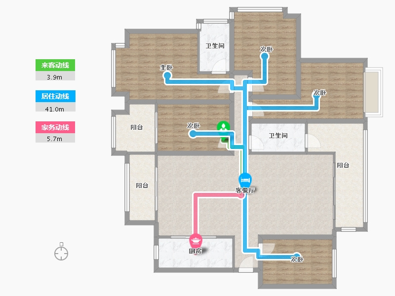 广东省-深圳市-保利上城-154.47-户型库-动静线