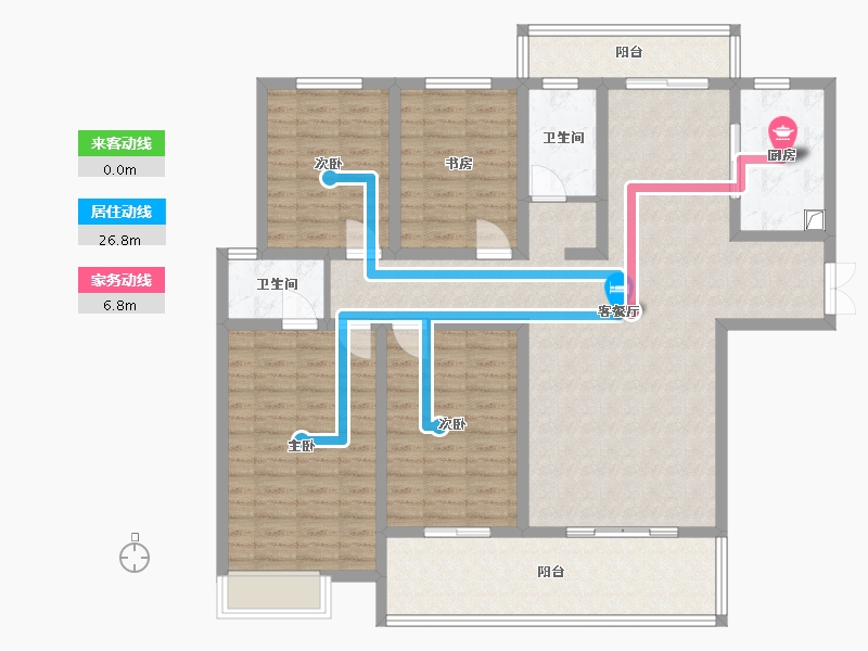 河南省-漯河市-建业新城-134.12-户型库-动静线