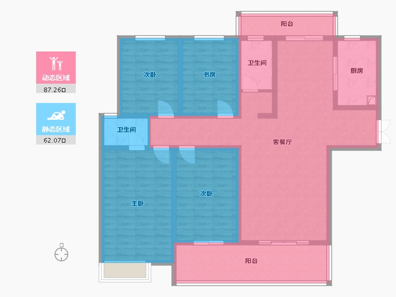 河南省-漯河市-建业新城-134.12-户型库-动静分区