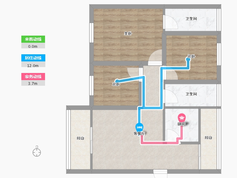 广东省-深圳市-金汐府小区-62.67-户型库-动静线