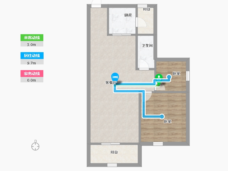 广东省-深圳市-豪业华庭-56.00-户型库-动静线