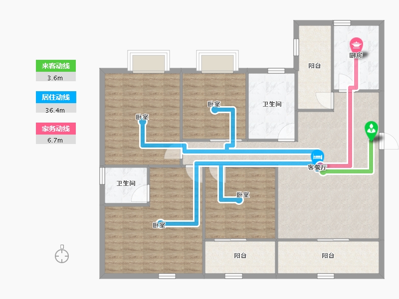 广东省-深圳市-中粮鸿云-124.46-户型库-动静线