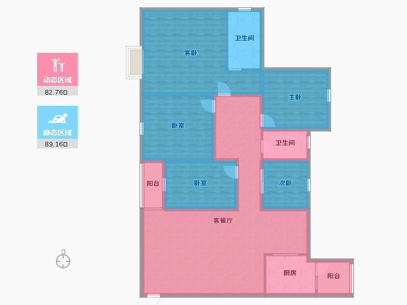 广东省-深圳市-中粮鸿云-154.92-户型库-动静分区