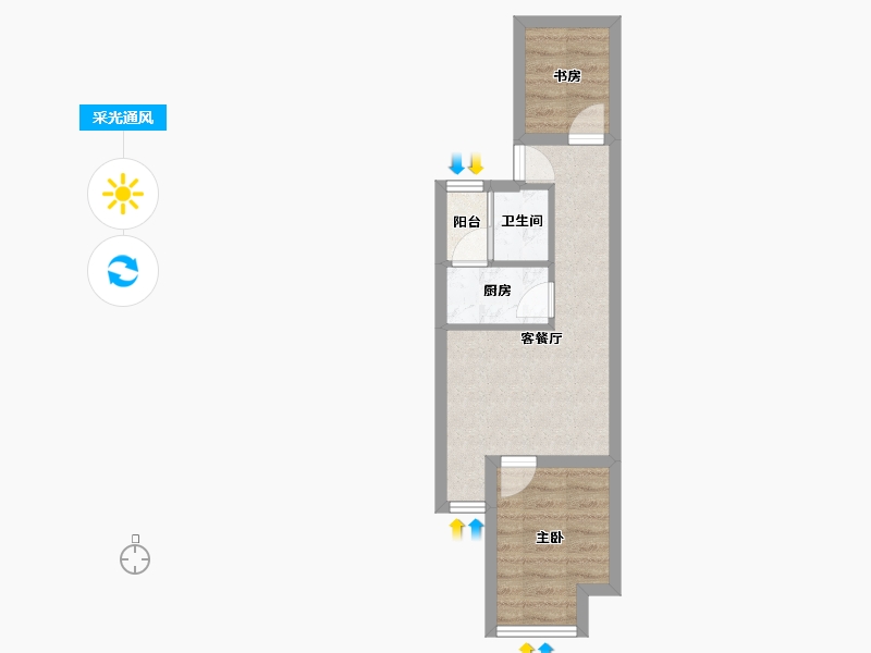 广东省-深圳市-玉湖湾-36.15-户型库-采光通风