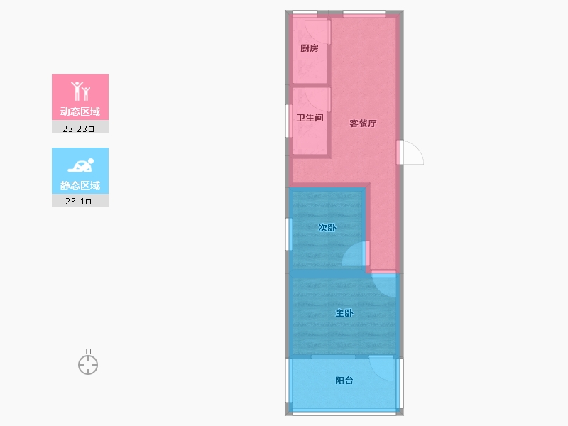 广东省-深圳市-双龙花园-40.07-户型库-动静分区