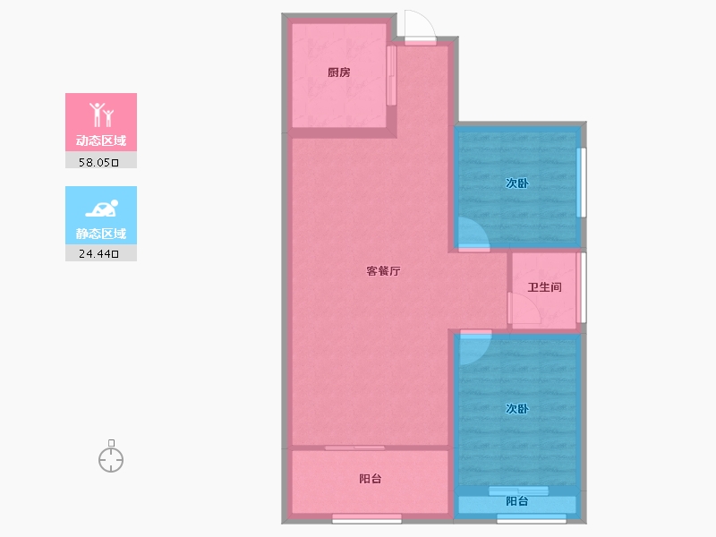 广东省-深圳市-金亨利都荟首府-73.57-户型库-动静分区