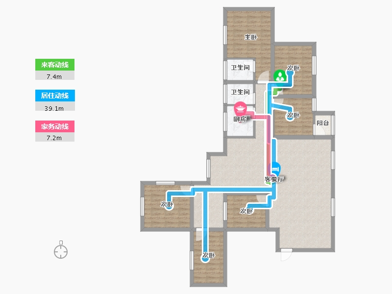 广东省-深圳市-圣源华庭-116.01-户型库-动静线