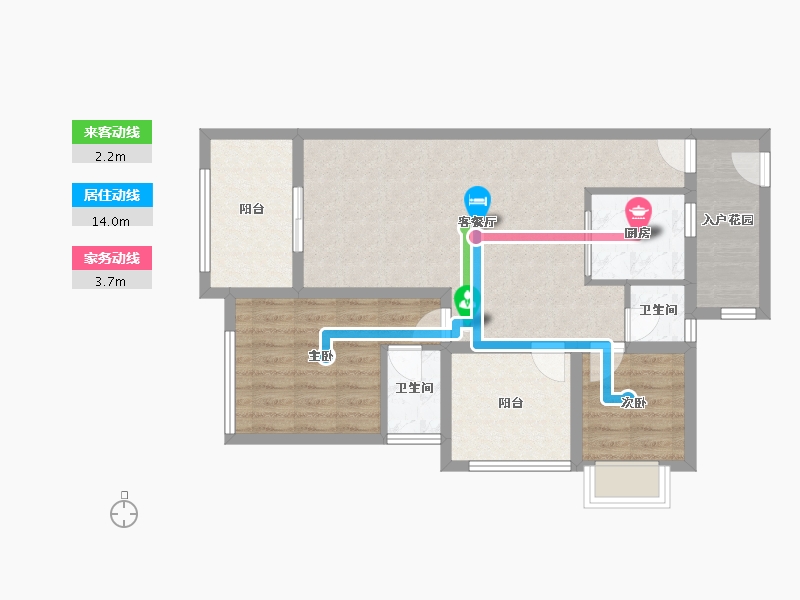 广东省-深圳市-裕盛华庭-78.24-户型库-动静线