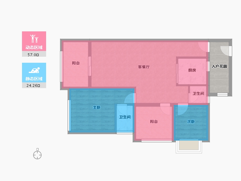 广东省-深圳市-裕盛华庭-78.24-户型库-动静分区