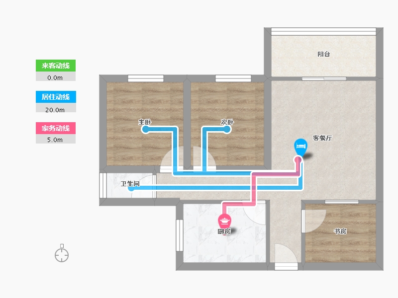 广东省-深圳市-柠檬时代-53.06-户型库-动静线