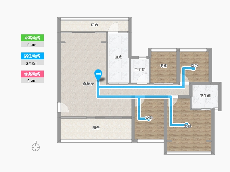 广东省-深圳市-西城丰和家园-93.47-户型库-动静线