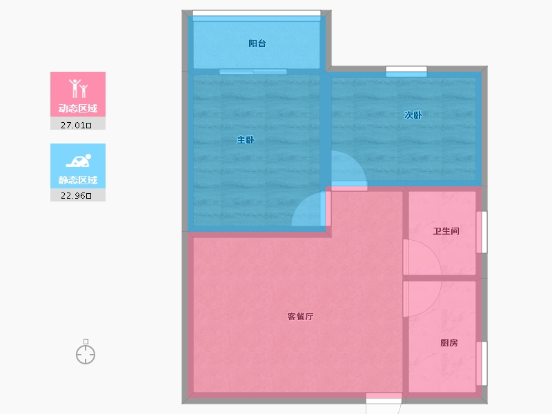 广东省-深圳市-新鹏苑-44.09-户型库-动静分区