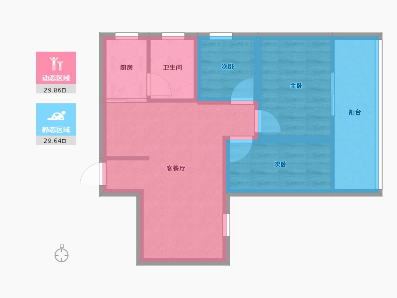 广东省-深圳市-百合星城一期-52.11-户型库-动静分区