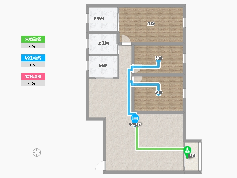 广东省-深圳市-新鹏苑-100.92-户型库-动静线