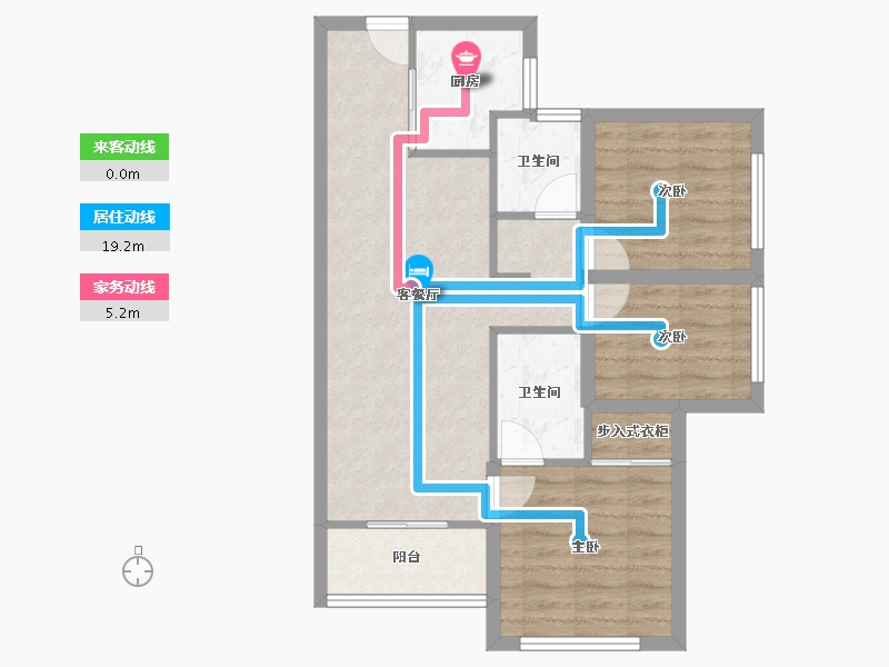 广东省-深圳市-融富花园-68.49-户型库-动静线