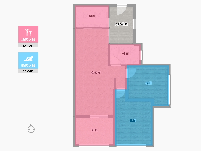 广东省-深圳市-凤凰花苑-63.81-户型库-动静分区