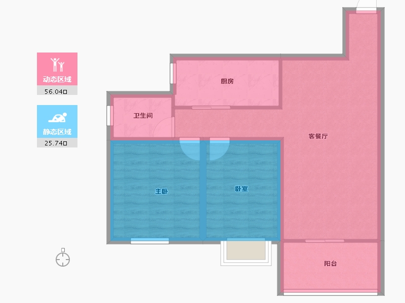 广东省-深圳市-合正汇一城-73.05-户型库-动静分区