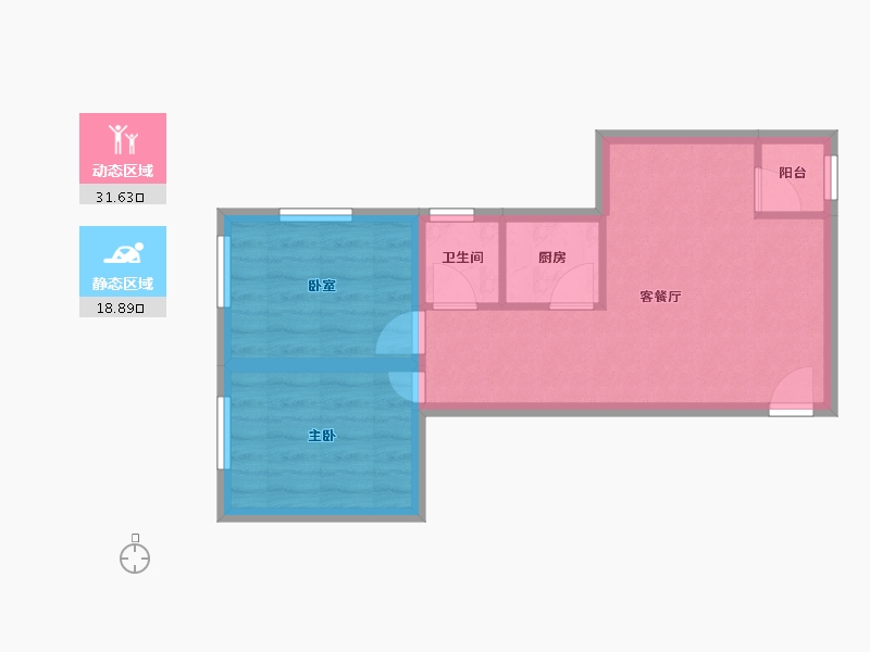 广东省-深圳市-金湖星苑-44.56-户型库-动静分区