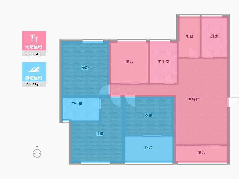 广东省-深圳市-中粮鸿云-120.90-户型库-动静分区