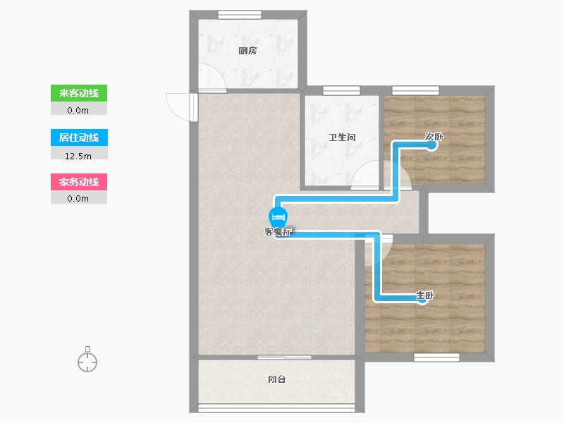 广东省-深圳市-富康苑-63.74-户型库-动静线