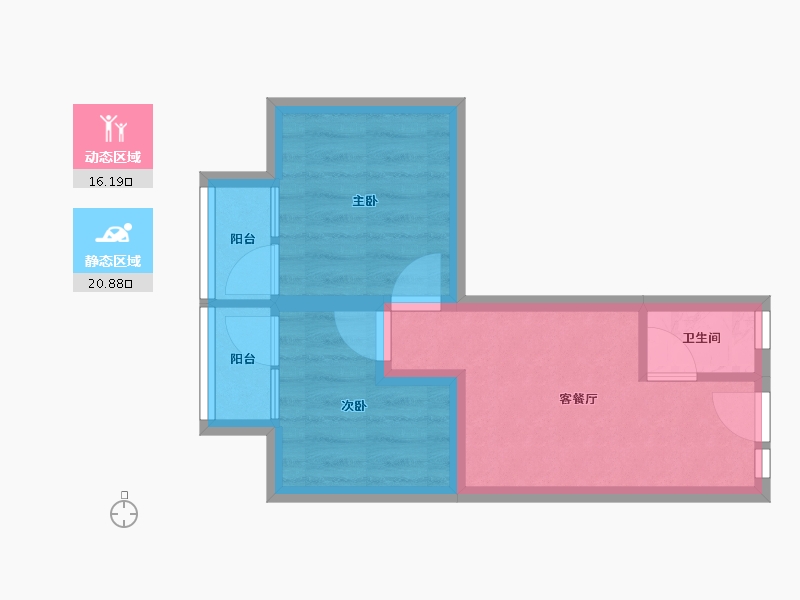 广东省-深圳市-裕安花园(宝安)-31.90-户型库-动静分区