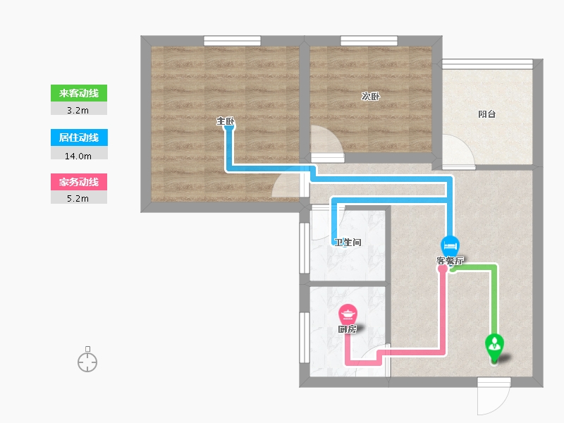 广东省-深圳市-建兴楼-51.83-户型库-动静线