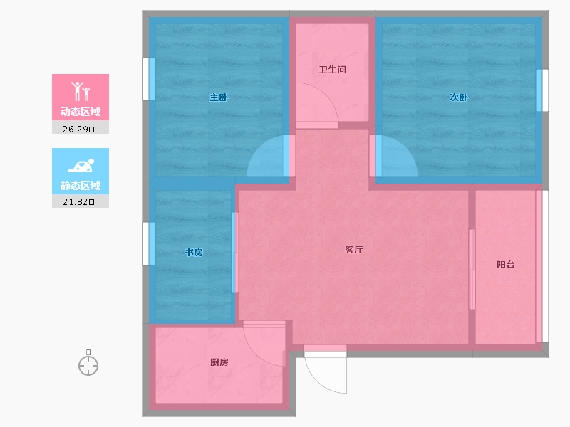 广东省-深圳市-振业天峦-41.93-户型库-动静分区