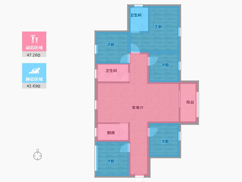 广东省-深圳市-圣源华庭-80.00-户型库-动静分区