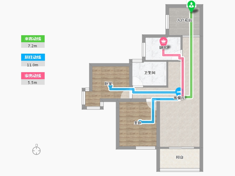 广东省-深圳市-名居绿海名居-61.03-户型库-动静线